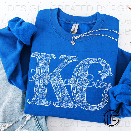 Paisley & Rope Kansas City WHT - DTF Transfers