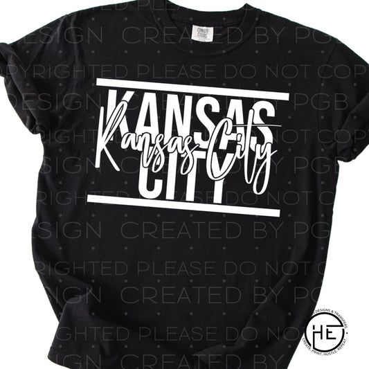 Classic Kansas City White - DTF Transfer