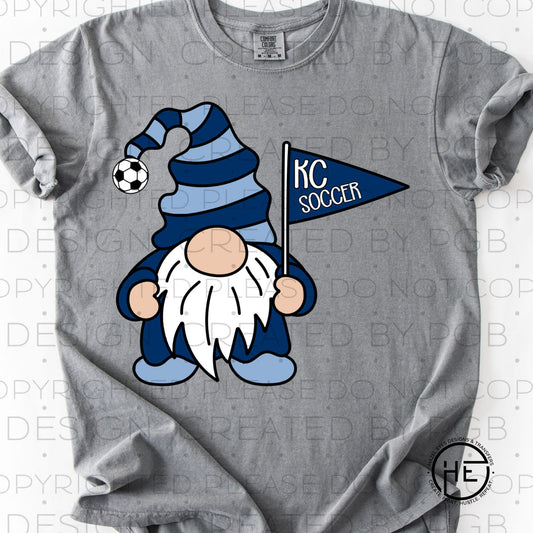 KC Sporting Soccer Gnome - DTF Transfer