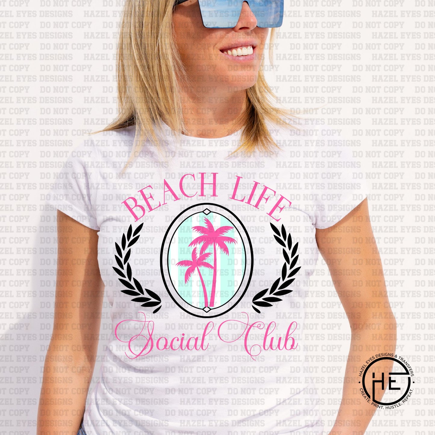 Beach Life Social Club - DTF Transfer