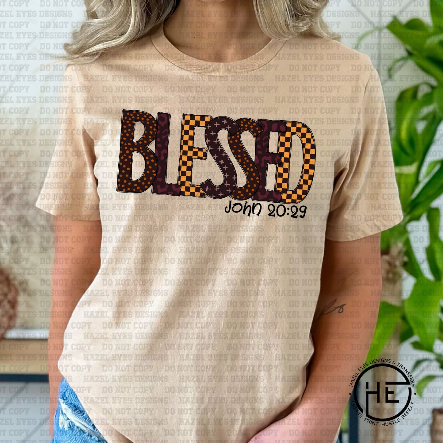 Blessed - DTF Transfer