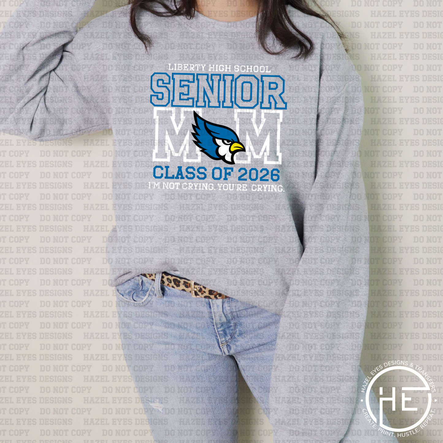 Liberty Blue Jays Class of 2026 Senior Mom - DTF Transfer