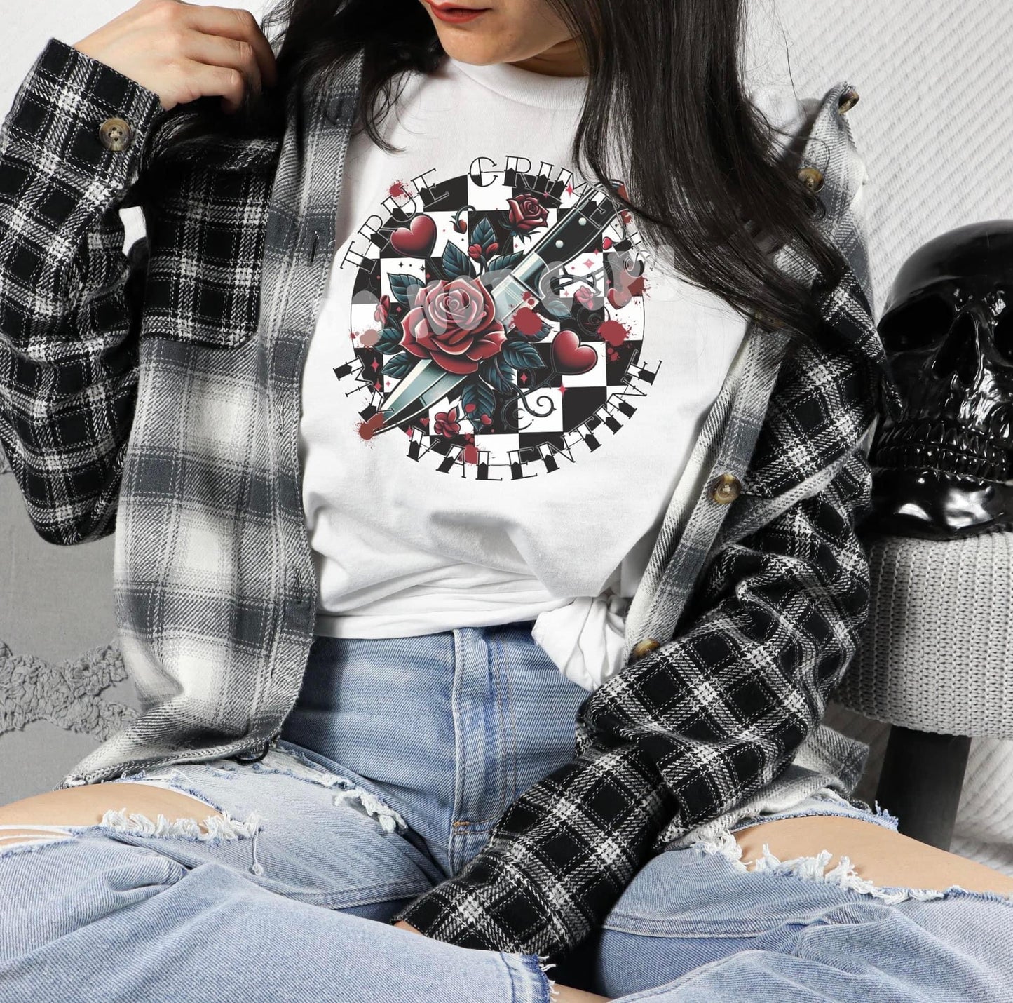 True crime is my valentine- DTF Transfer