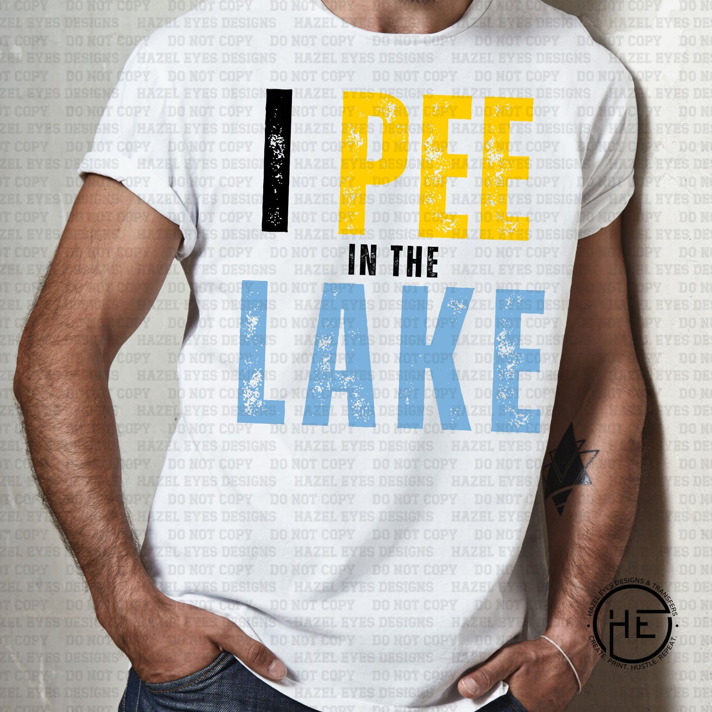I Pee in the Lake - DTF Transfer