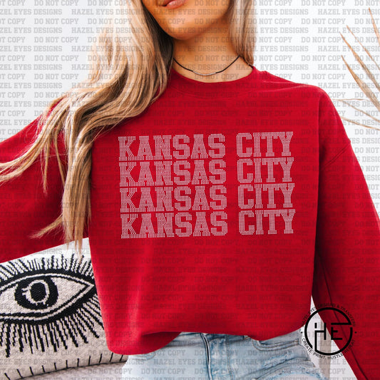 Kansas City Repeat Dots- DTF Transfer