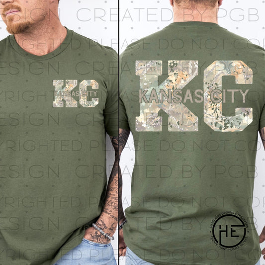 KC Light Camo - DTF Transfer