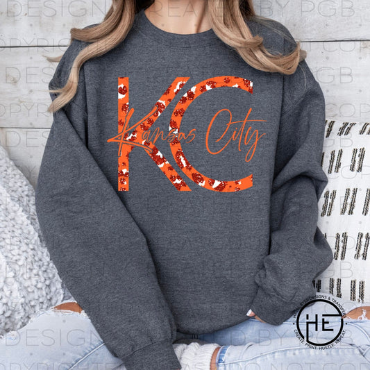 Orange Leopard KC - DTF Transfer