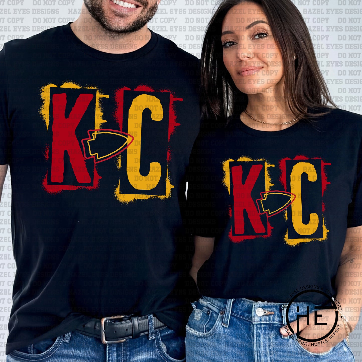 KC Splatter Arrowhead - DTF Transfer