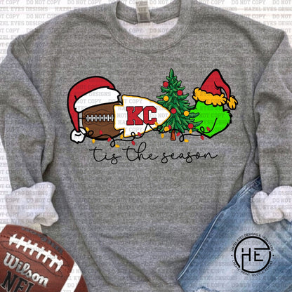 KC Tis The Season Green Guy - dtf transfer