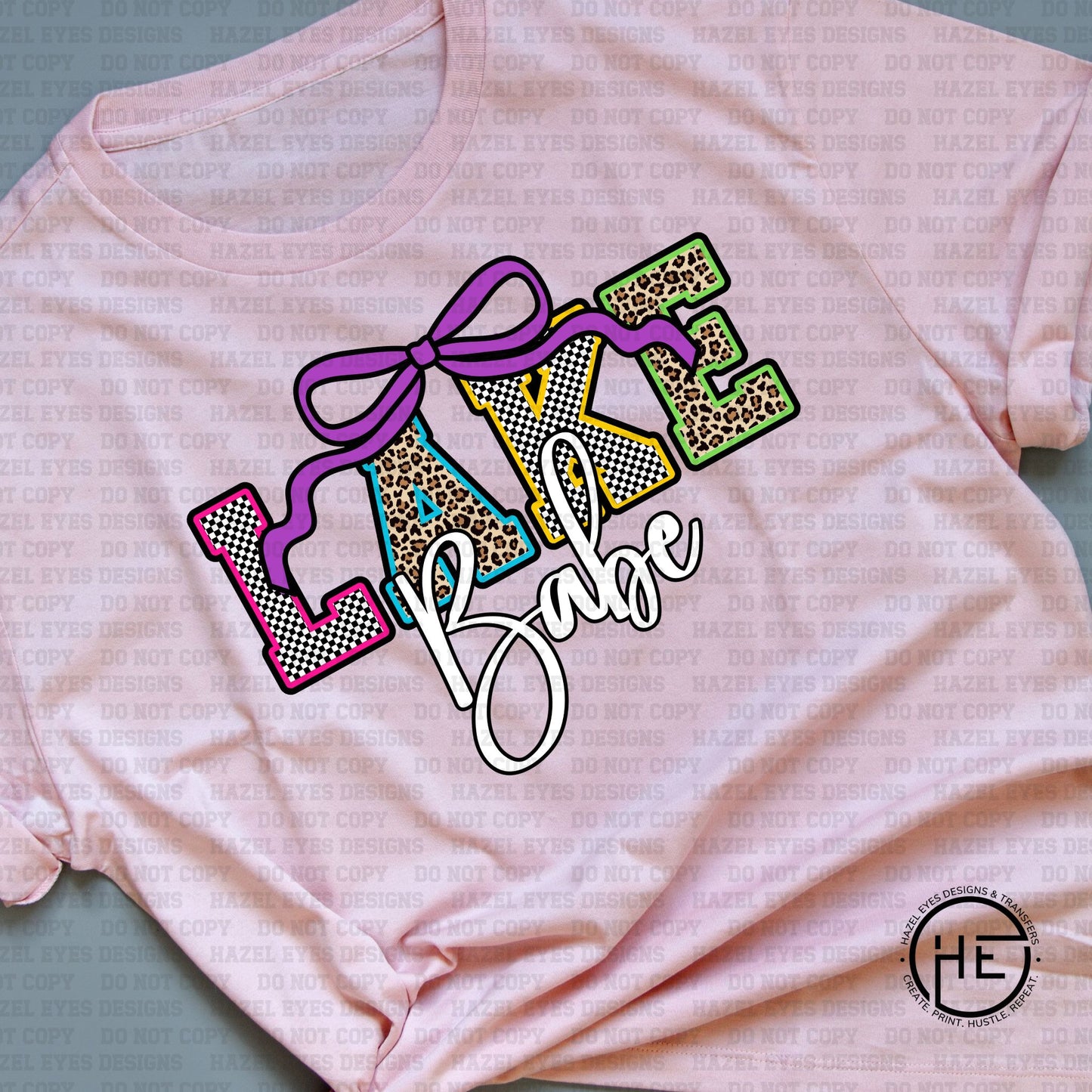 Lake Babe Bow - DTF Transfer
