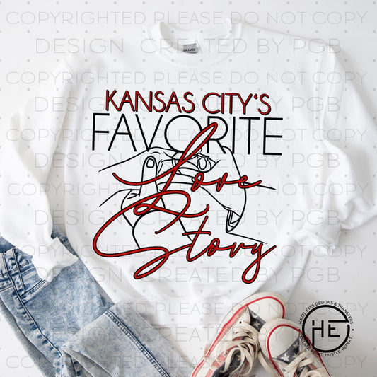 Taylor & Travis Kansas City's Favorite Love Story  - DTF Transfer