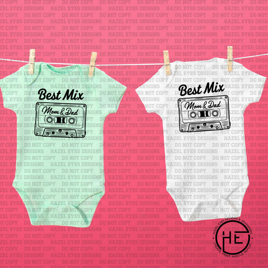 Best Mix Mom & Dad - DTF Transfer