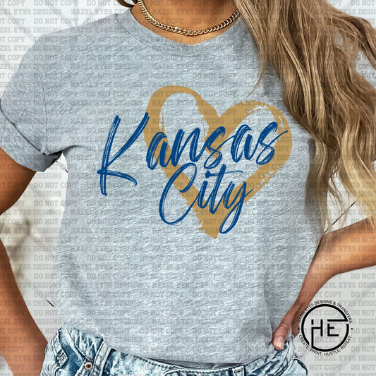 Paintbrush Kansas City Royals - DTF Transfer