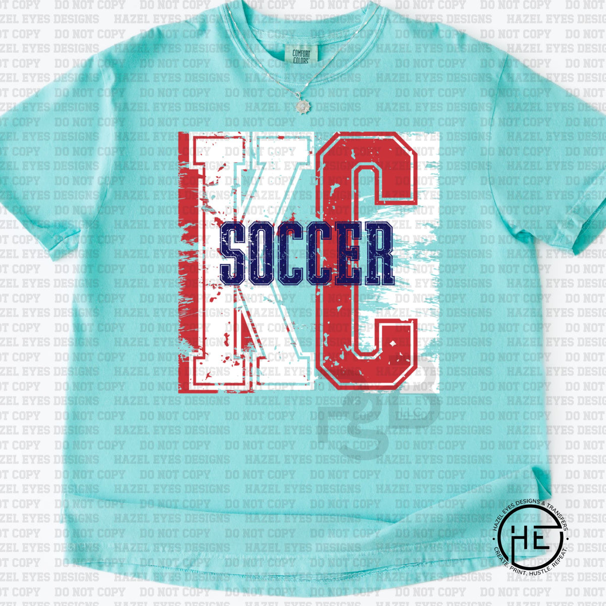 Patchwork KC Soccer Square - DTF Transfer