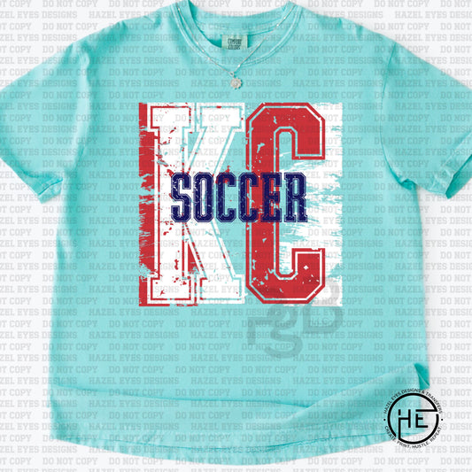 Patchwork KC Soccer Square - DTF Transfer