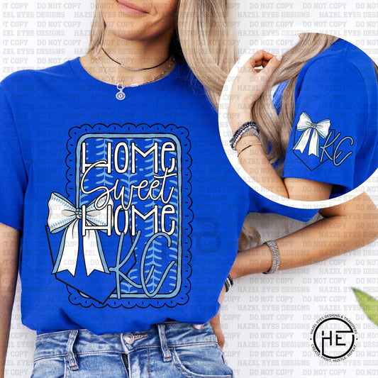 KC Homeplate w/ Bow - DTF Transfer