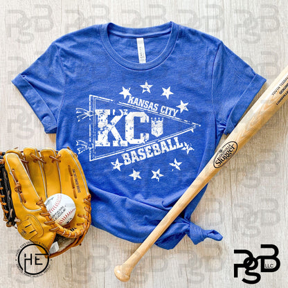 KC Baseball Banner- DTF Transfer