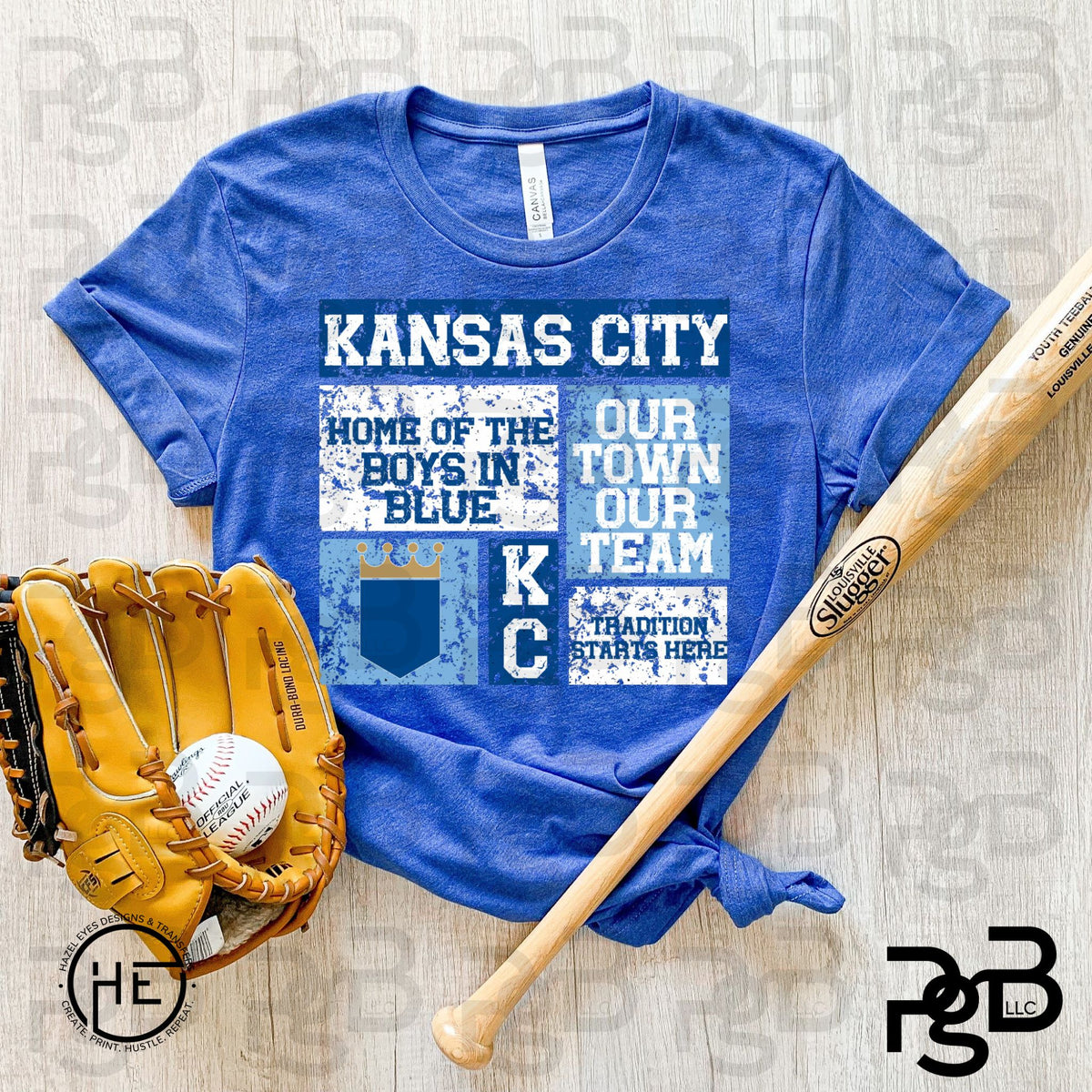 KC Baseball Collage - DTF Transfer