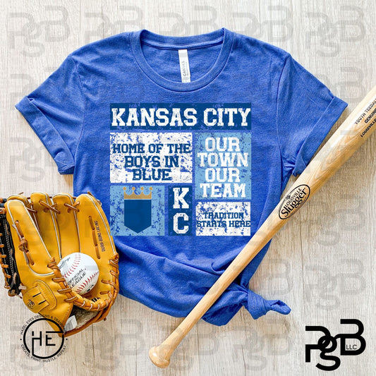 KC Baseball Collage - DTF Transfer