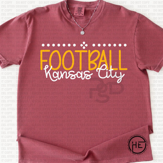 KC Football Simple Dots - DTF Transfer
