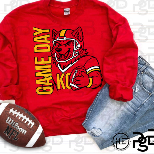 Game Day KC Wolf - DTF Transfer