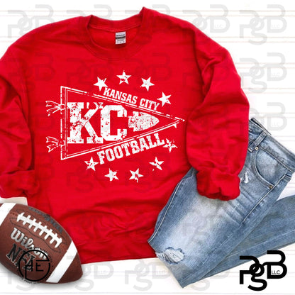 KC Football Banner- DTF Transfer