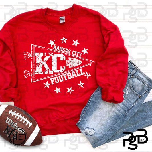 KC Football Banner- DTF Transfer