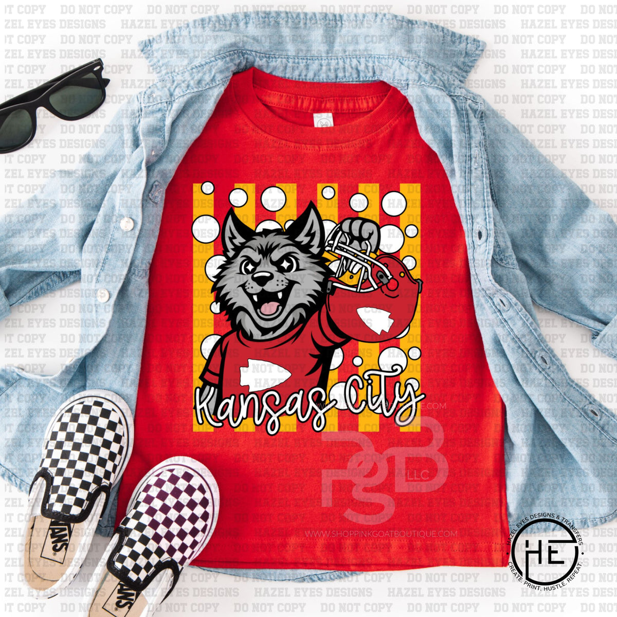 KC Wolf Player - DTF Transfer