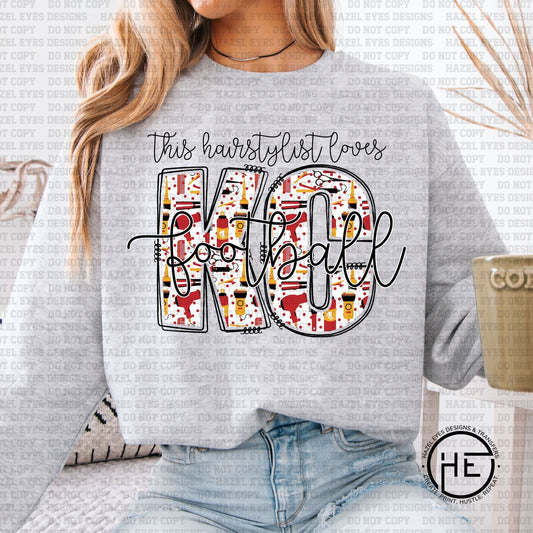 Hairstylist the Love KC Football  - DTF Transfer
