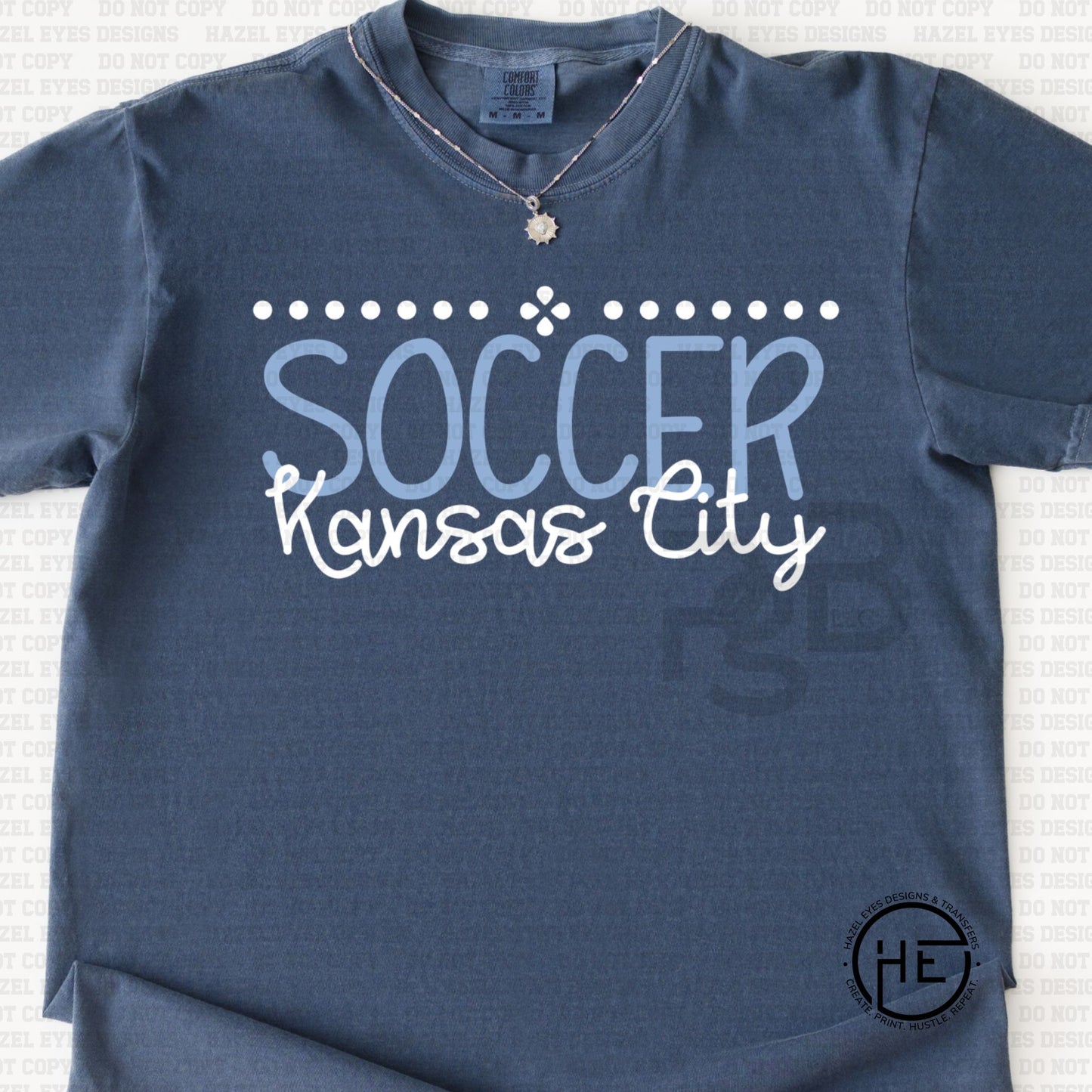 Men's Soccer Kansas City Simple Dots - DTF Transfer