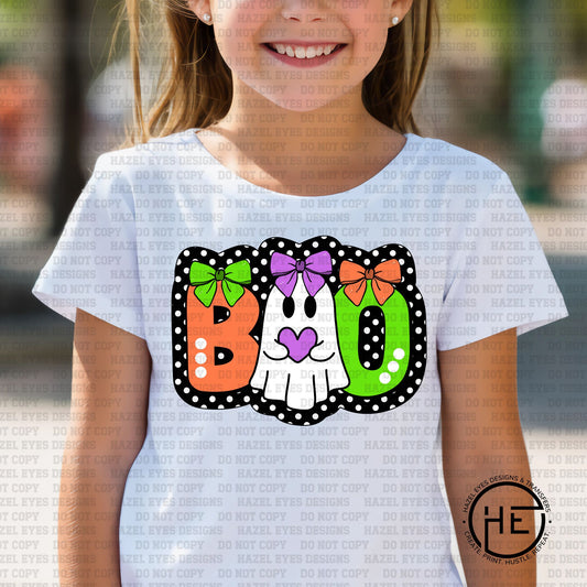 Polka Dot Boo - DTF Transfer