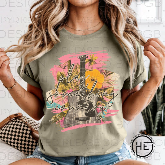 Play Something Country - DTF Transfer