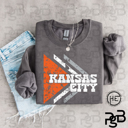 Retro Triangle KC Hockey - DTF Transfer
