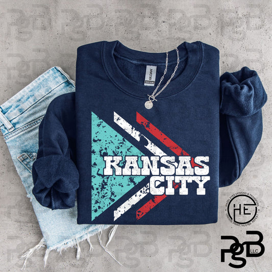Retro Triangle KC Soccer - DTF Transfer