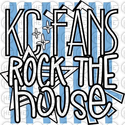 KC Fans Rock the House - DTF Transfer