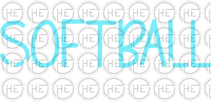 Softball Kansas City Simple Dots - DTF Transfer