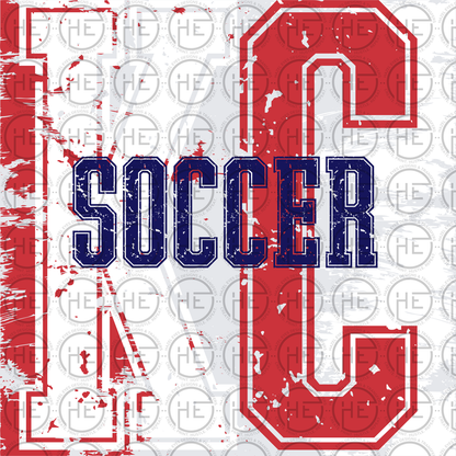 Patchwork KC Soccer Square - DTF Transfer