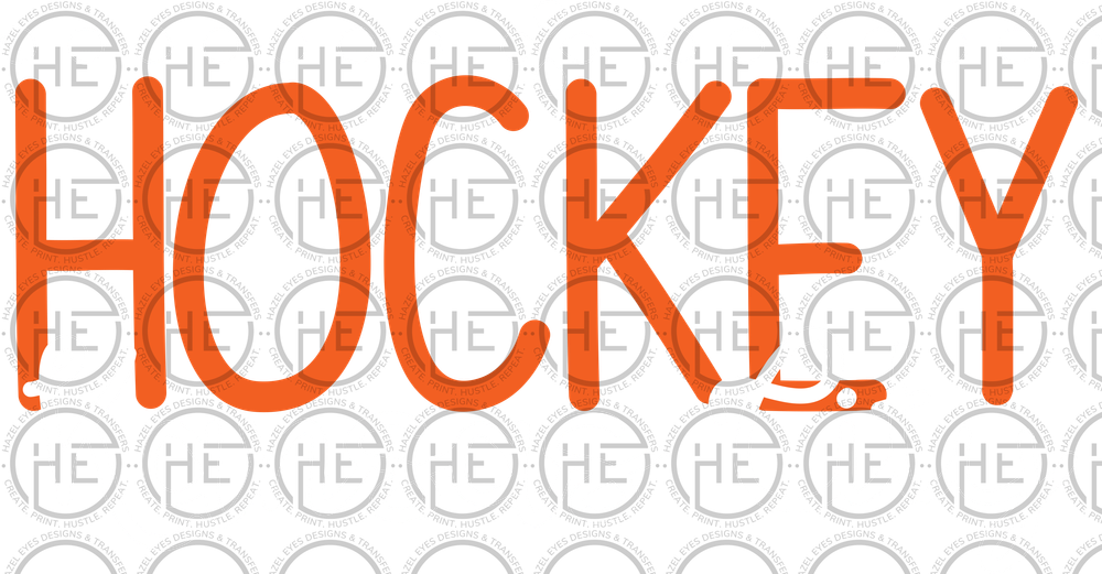 Hockey Kansas City Simple Dots - DTF Transfer