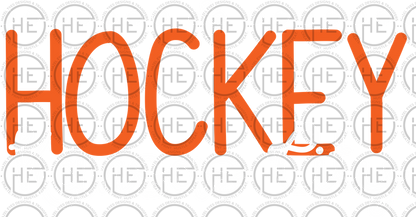 Hockey Kansas City Simple Dots - DTF Transfer