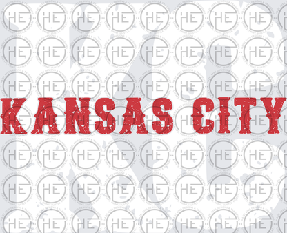 Grunge KC Women's Soccer - DTF Transfer