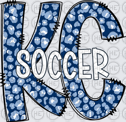 Leopard KC Sporting Soccer - DTF Transfer
