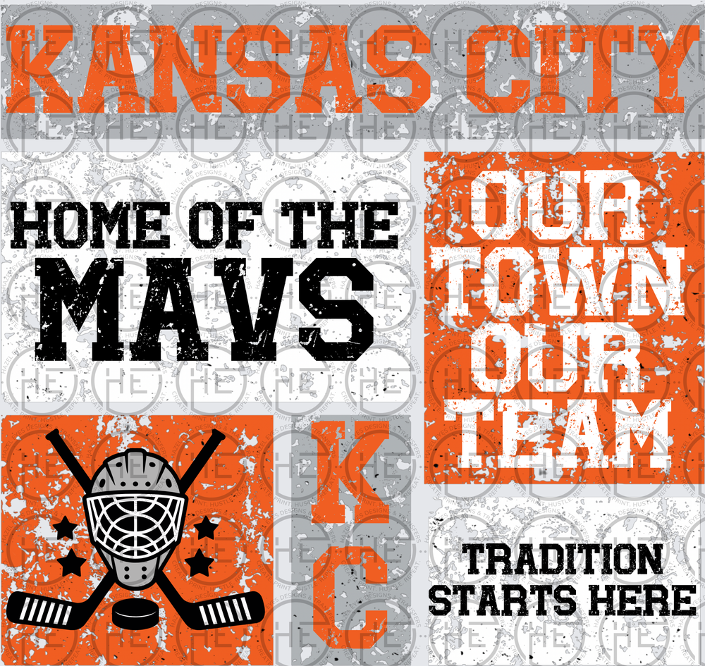 KC Hockey Collage - DTF Transfer