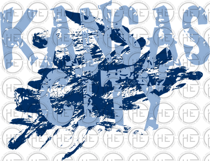 Paint Splatter Kansas City Men's Soccer - DTF Transfer