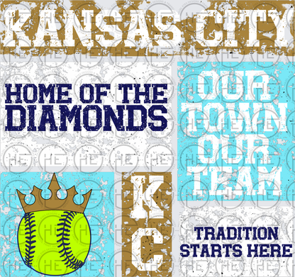 KC Softball Collage - DTF Transfer