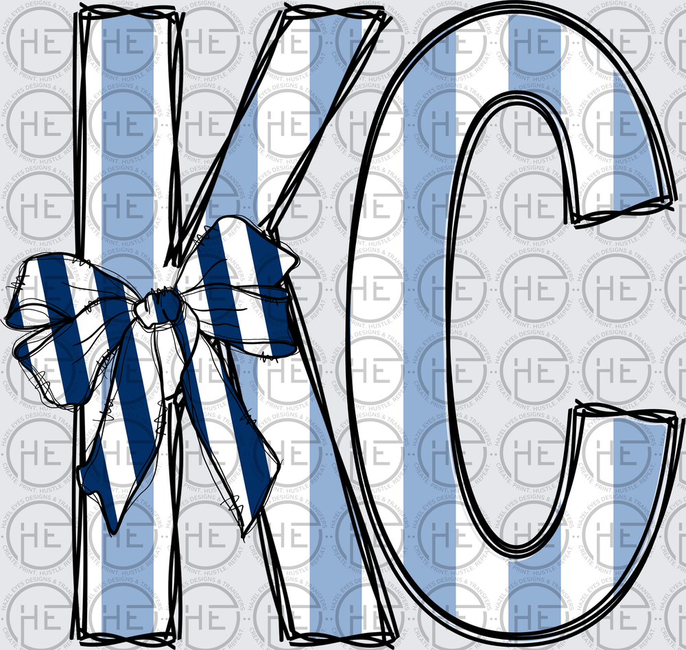 KC Stripes Men's Soccer - DTF Transfer