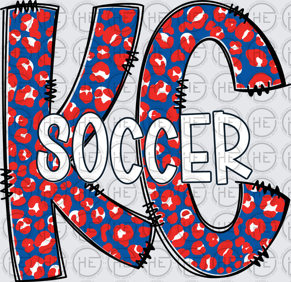 Leopard KC Comets Soccer - DTF Transfer