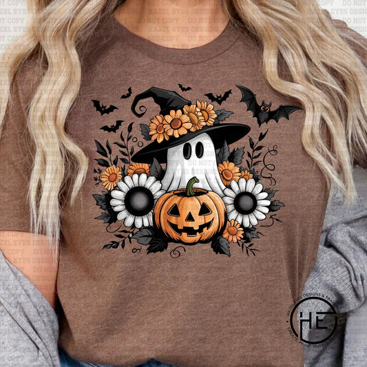 Sunflower Witch Ghost - DTF Transfer